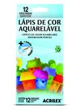 Lápis de Cor Acrilex Aquarelável 12 un (940993)