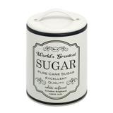 Lata de Metal Decorativa Vintage Retrô Porta Açúcar Sugar - House 36