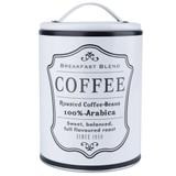 Lata de Metal Frame Coffee Branca Decorativa Urban