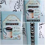 Lata Decorativa Porta Café Coffee 20cm - Freecom