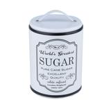 Lata Metal Round Frame Sugar Urban Branco 10.7x16.3 Cm