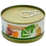 Lata ND Feline Umido Atum C/ Salmao 70g - Farmina