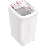 Lavadora de Roupas Tanquinho 12kg Newmaq 110V - Branca/Rosa