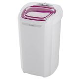 Lavadora De Roupas Wanke Priscila 12kg 127V 500W Branca E Rosa