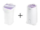Lavadora Semiautomática Lis 4 Kg + Centrífuga Sofia 15 Kg - Lilás - Wanke