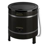 Lavadora Semiautomática Wanke Tradicional 5Kg Madeira Escura