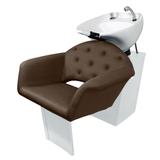 Lavatório Flex Velvet - Cuba de Porcelana - Estrutura Branca - Tera móveis