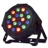 Led Par 64 Canhão RGB Slim 18 Leds 1w DMX Digital Strobo - X zhang eletronicos