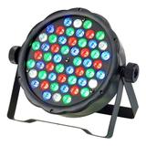 Led Par 64 Canhão RGB Slim 54 Leds DMX Digital Strobo - Briwax