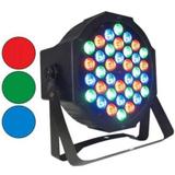 LED PAR Refletor 36 Leds RGBW com DMX Painel Digital Canhão de Luz Slim com Strobo