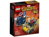 LEGO Super Heroes Poderosos Micros Capitão América - Contra Caveira Vermelha 4111176065 95 Peças
