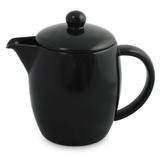 Leiteira Colonial 800ml Em Cerâmica Preto Ceraflame