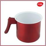 Leiteira Fervedor Vermelho Revest. Ceramico 12cm 1lt Clink
