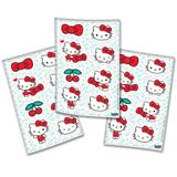 Lembrancinha Adesivos Especiais Hello Kitty 04 cartelas Festcolor