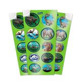 Lembrancinha Adesivos Jurassic PArk World 03 cartelas Festcolor
