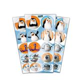 Lembrancinha Adesivos Pinguins de Madagascar 03 cartelas Festcolor