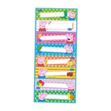 Lembrancinha Adesivos Retangular Peppa Pig 03 cartelas Regina Festas