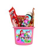 Lembrancinha Balde de Doces Festa Infantil Rainbow Ruby - Festa box