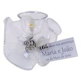 Lembrancinha Bodas de Prata Cálice Acrilico - Mz decoraçoes e festas