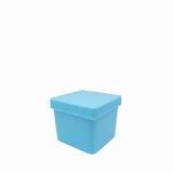 Lembrancinha Caixinha Acrílica Azul Claro 4x4 10 unidades - Festabox