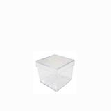 Lembrancinha Caixinha Acrílica Cristal 4x4 10 unidades - Festabox