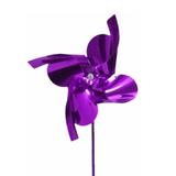 Lembrancinha Cata-Vento Metalizado Roxo 6 unidades - Festabox