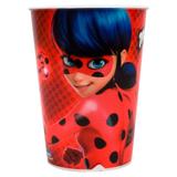 Lembrancinha Copo Miraculous - Lady Bug 320 ml Plasduran - Festabox