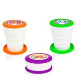 Lembrancinha Copo Retrátil Corujas 06 unidades - Festabox