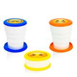 Lembrancinha Copo Retrátil Emoji 06 unidades - Festabox