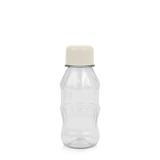 Lembrancinha Garrafinha de Acrílica Pet Tampa Branco 100ml 10 unidades - Festabox