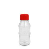 Lembrancinha Garrafinha de Acrílica Pet Tampa Vermelho 100ml 10 unidades - Festabox