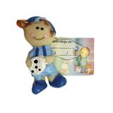 Lembrancinha Imã Biscuit Menino com Bola c/10 - Vem festejar