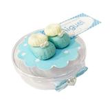 Lembrancinha Latinha com Pantufa Azul - Vem festejar