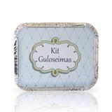 Lembrancinha Marmita Kit Guloseima Verde e Azul 10 unidades - Festabox