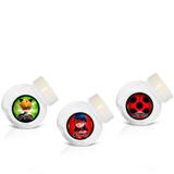 Lembrancinha Mini Baleiro Miraculous - Ladybug 50ml 10 unidades - Festabox