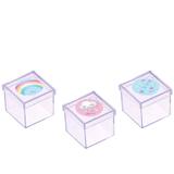 Lembrancinha Mini Caixa de Acrílico Chuva de Amor 10 unidades - Festabox