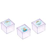 Lembrancinha Mini Caixa de Acrílico Festa Infantil Arca de Noé 10 unidades - Festabox