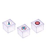 Lembrancinha Mini Caixa de Acrílico Marinheiro 10 unidades - Festabox