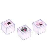 Lembrancinha Mini Caixa de Acrílico Paris 10 unidades - Festabox