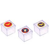Lembrancinha Mini Caixa de Acrílico Super Hero Girl 10 unidades - Festabox