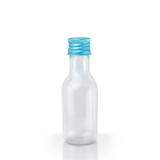Lembrancinha Mini Garrafinha Acrílica Tampa Azul 50ml 10 unidades - Festabox