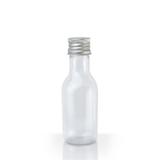 Lembrancinha Mini Garrafinha Acrílica Tampa Prata 50ml 10 unidades - Festabox