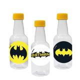 Lembrancinha Mini Garrafinha Festa Infantil Batman Geek 50ml 10 unidades - Festabox