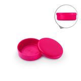 Lembrancinha Mini Latinha de Plástico Rosa Pink 10 unidades - Festabox