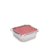 Lembrancinha Mini Marmitinha Chita Xadrez Vermelho e Branco 10 unidades - Festabox