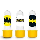 Lembrancinha Mini Tubete Tubo de Ensaio Festa Infantil Batman Geek 10 unidades - Festabox