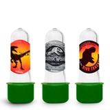 Lembrancinha Mini Tubete Tubo de Ensaio Festa Infantil Jurassic Park World 10 unidades - Festabox