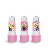 Lembrancinha Mini Tubete Tubo de Ensaio Minions Rosa 10 unidades - Festabox