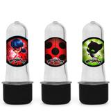 Lembrancinha Mini Tubete Tubo de Ensaio Miraculous Ladybug 10 unidades - Festabox