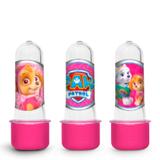 Lembrancinha Mini Tubete Tubo de Ensaio Patrulha Rosa 10 unidades - Festabox